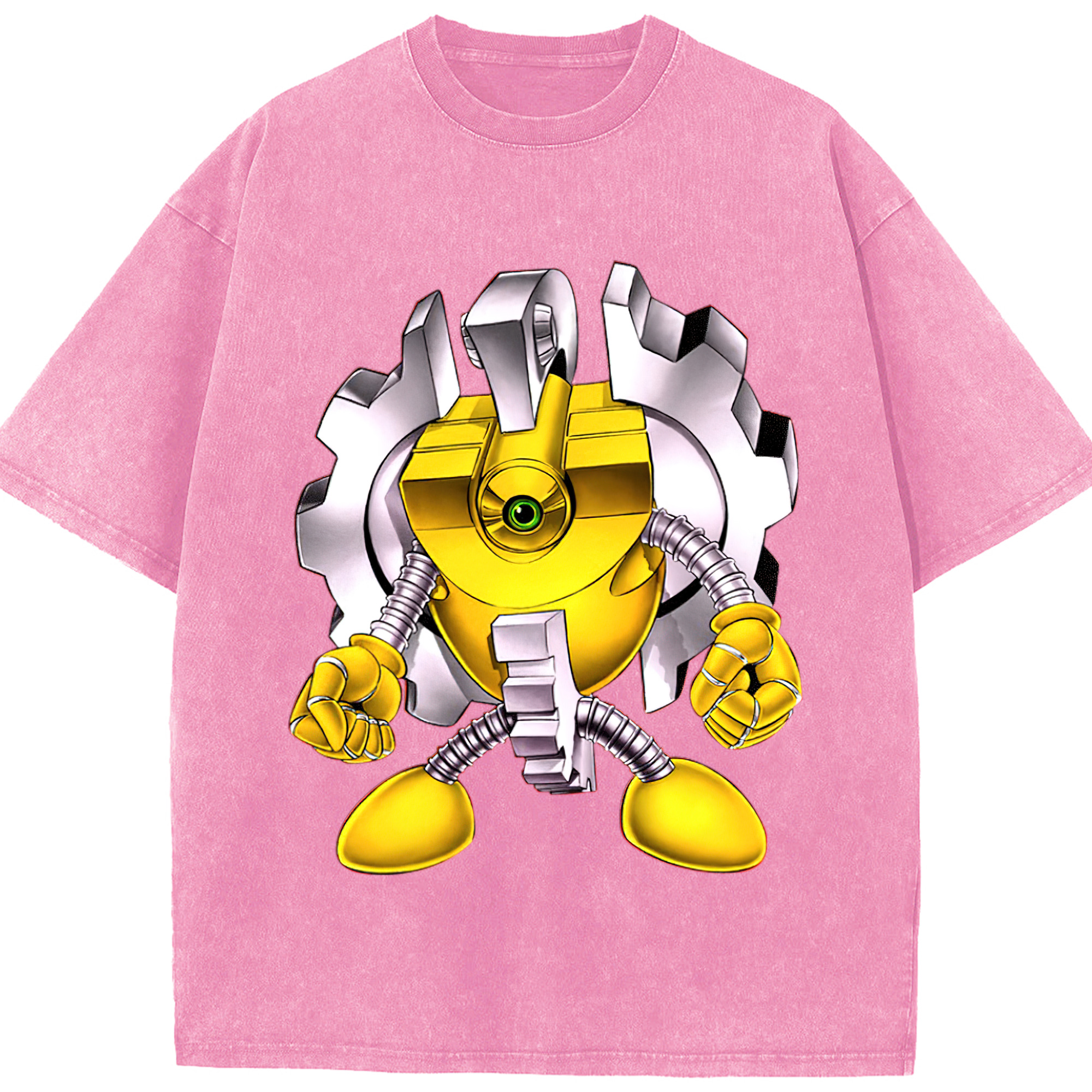 （画像用） 遊☆戯☆王 Yu-Gi-Oh! 綿100% ヴィンテージ風 半袖Tシャツ（フロントプリント）